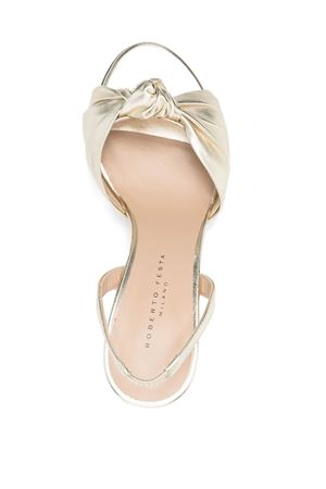 Ultra platinum leather sandals ROBERTO FESTA | ULTRAPLATINO